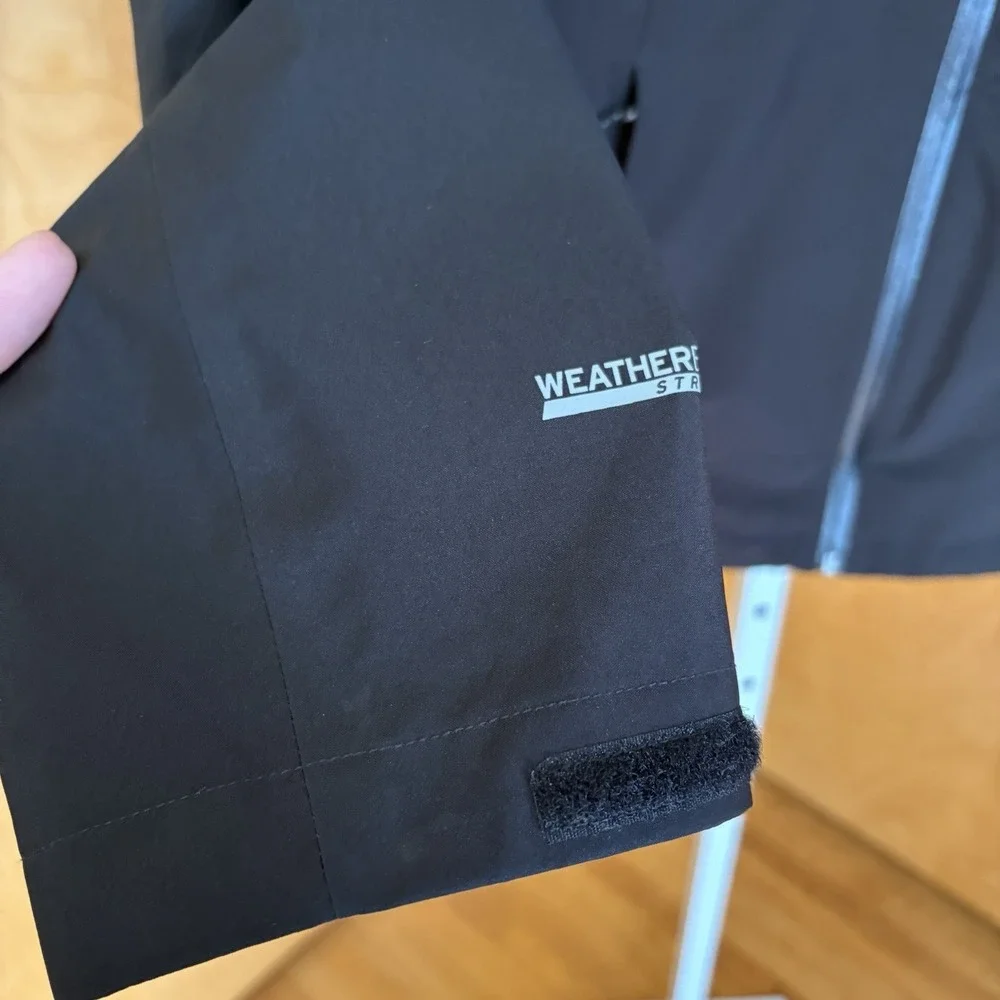 Eddie Bauer WeatherEdge Plus Soft Shell Rain Jacket Womens Small Black Full Zip - Picture 3 of 11